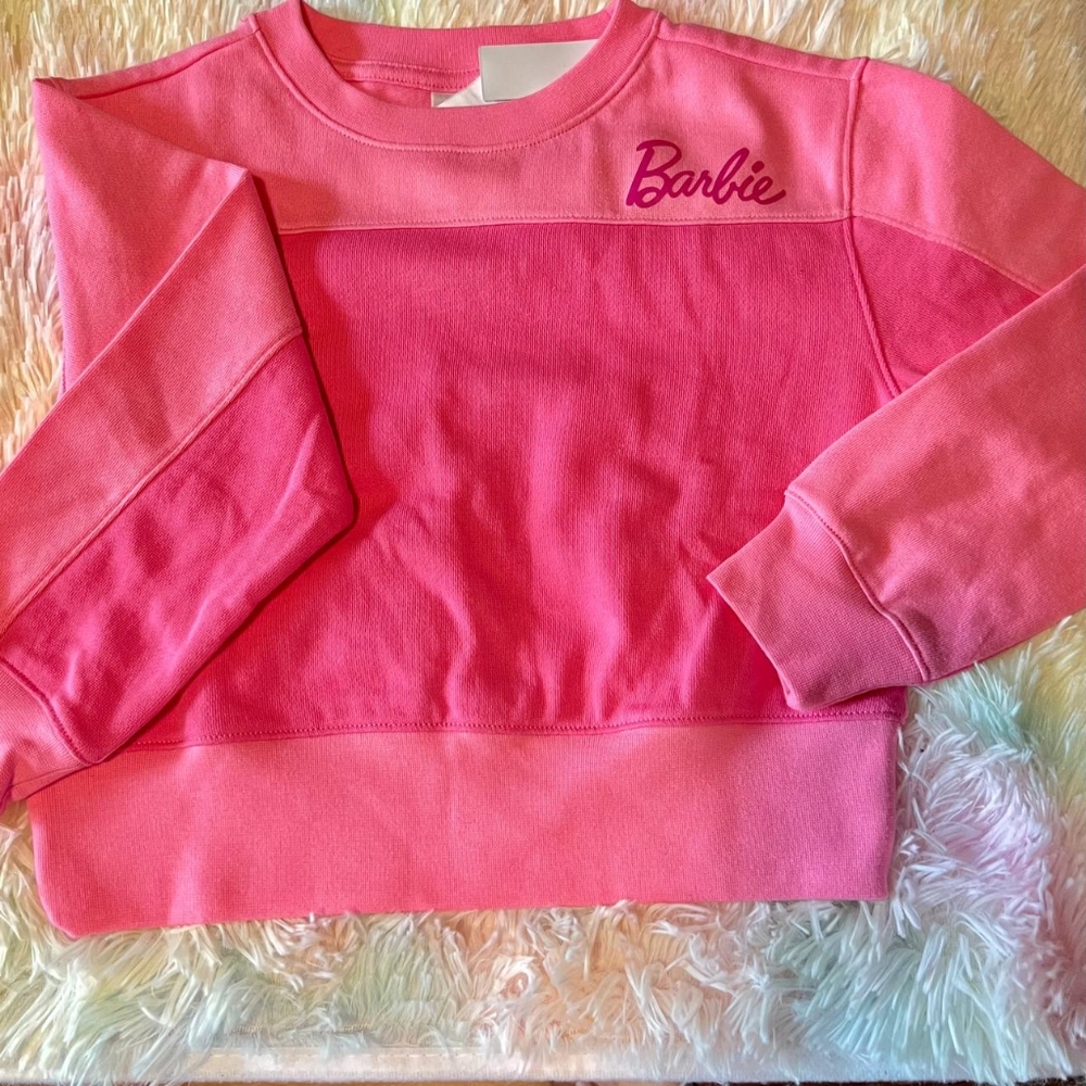 Barbie Athletic Works Girls Fleece Top, Sizes 4-18